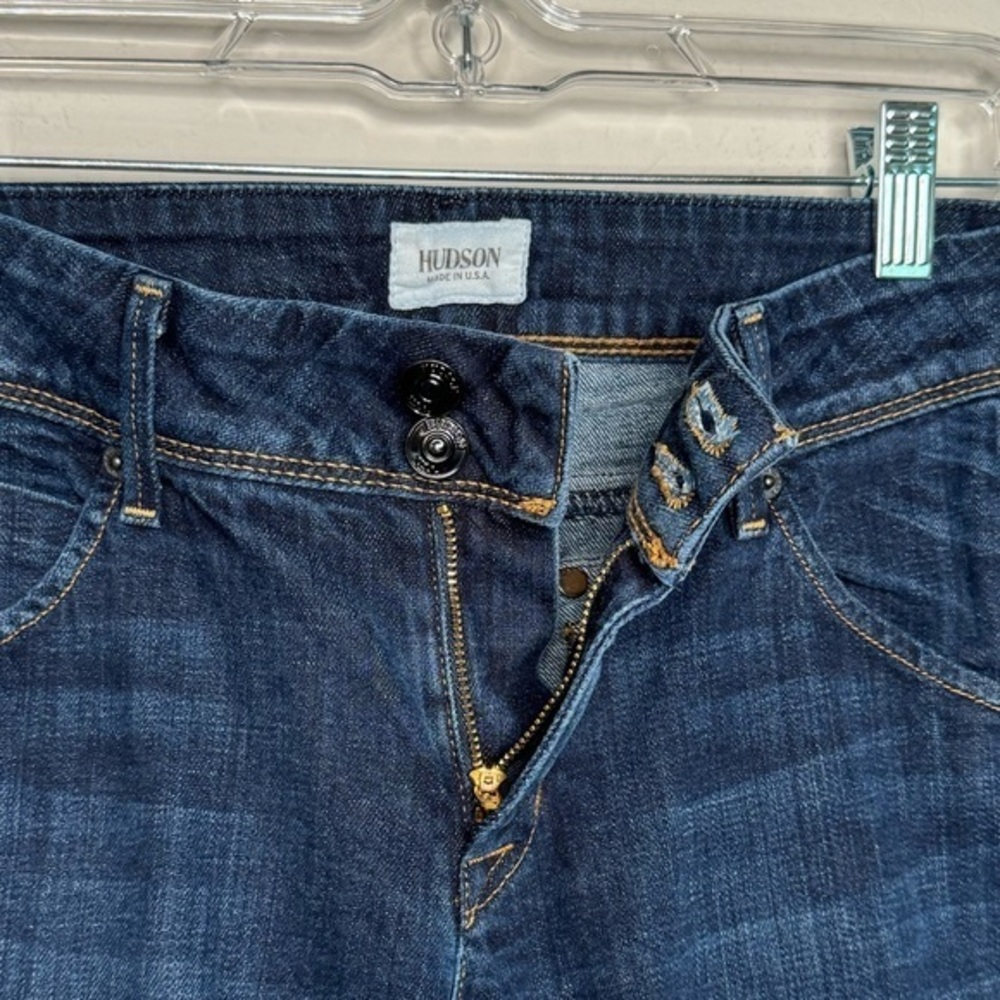 Hudson Made‎ in USA Dark Wash Skinny Jeans- Sz 27 - Picture 7 of 11